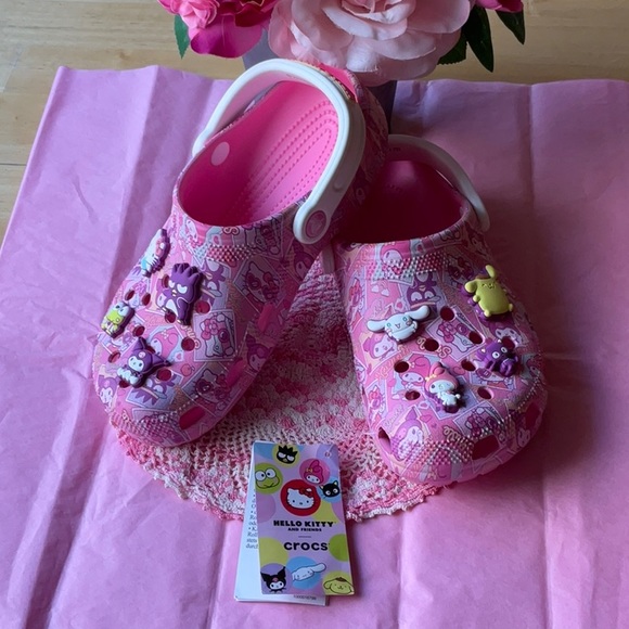 π±ππ± CROCS HELLO KITTY  CLOGS π±ππ± - Picture 9 of 16